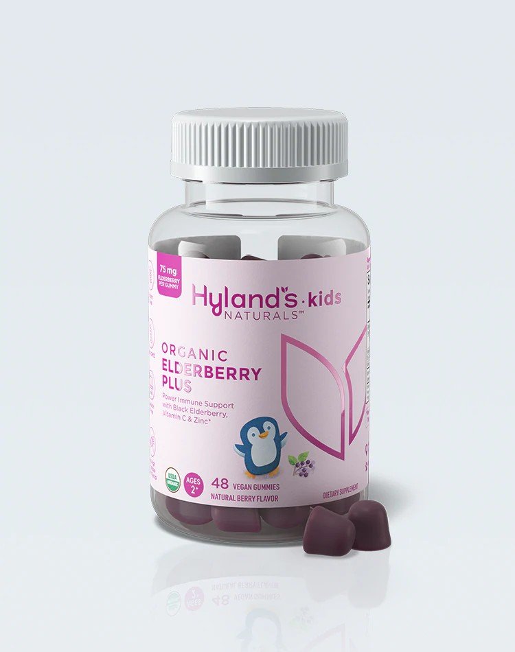 Hylands Kids Organic Elderberry Gummies 48 Gummy