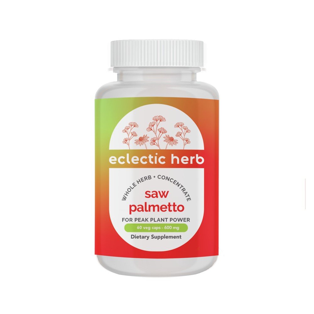 Eclectic Herb Saw Palmetto 600 mg 60 Capsule
