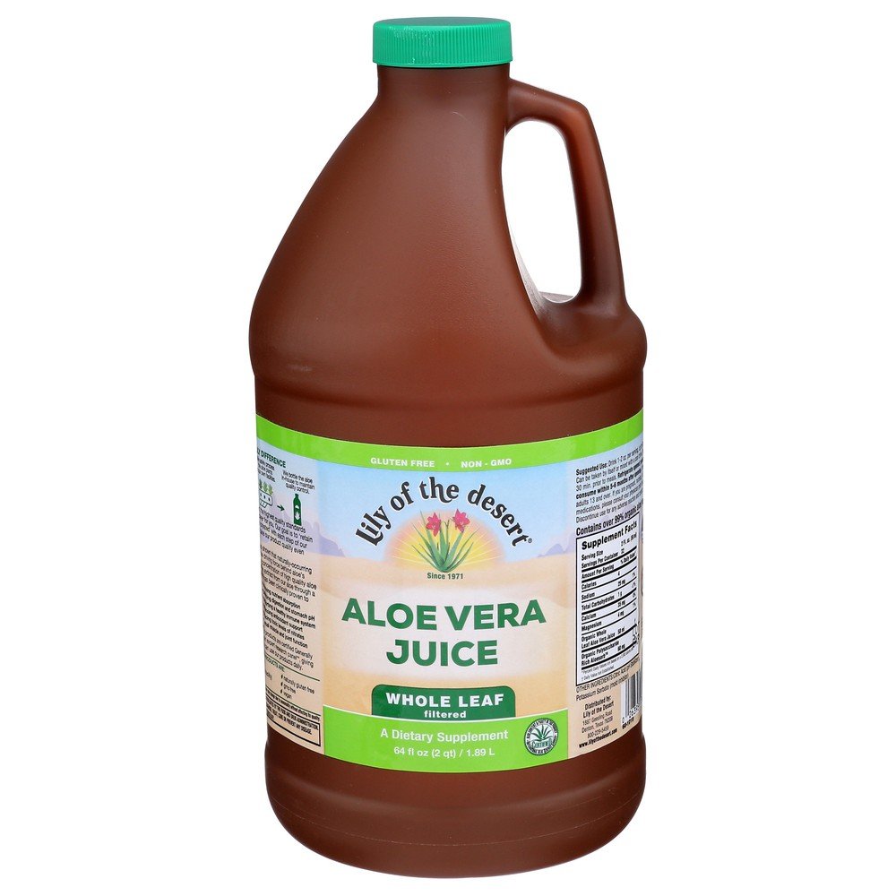 Lily Of The Desert Aloe Vera Juice Whole Leaf 64 oz Liquid