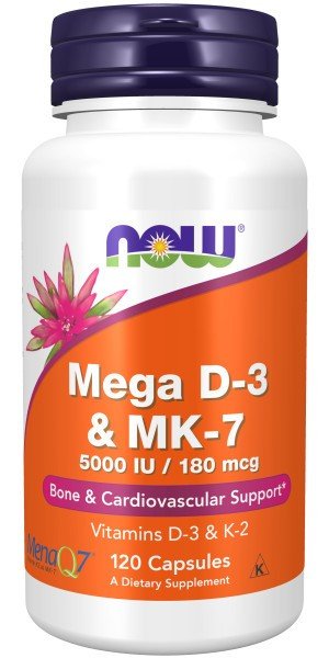 Now Foods Mega D-3 & MK-7 120 VegCap