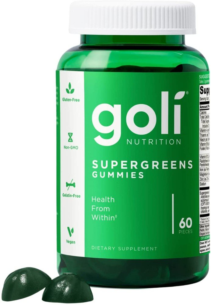 Goli Nutrition Super Greens Gummies 60 Gummy