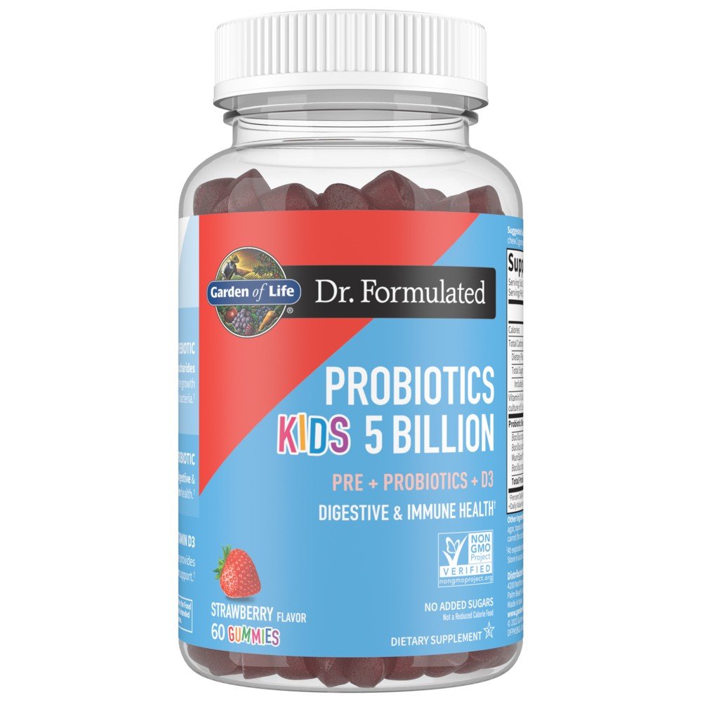 Garden of Life Dr. Formulated Kids 5 Billion Probiotics Gummy 60 Capsule