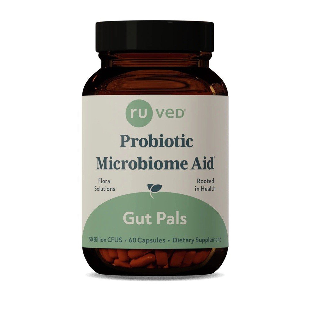 RUVED Probiotic Microbiome Aid Gut Pals 60 Capsule