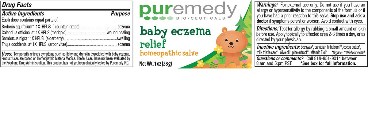 Puremedy Baby Eczema Relief 2 oz Container