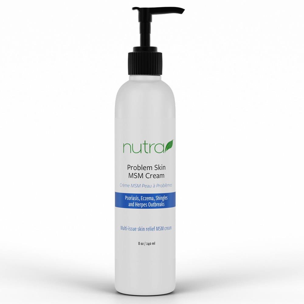 Nutra Health Problem Skin MSM Cream 8 oz Pump