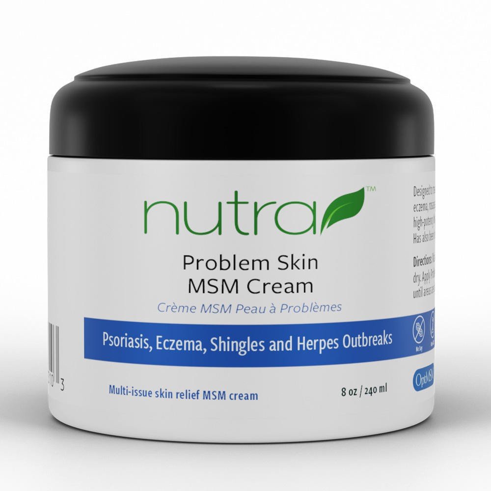 Nutra Health Problem Skin MSM Cream 8 oz Jar