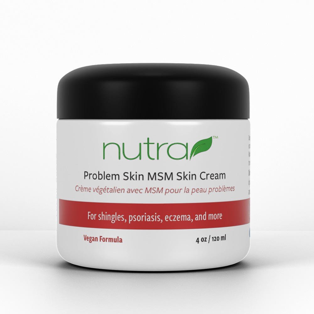 Nutra Health Problem Skin MSM Cream 4 oz Jar