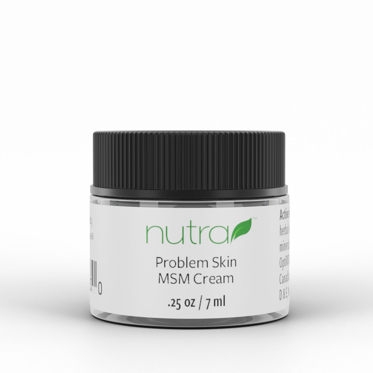 Nutra Health Problem Skin MSM Cream .25 oz Jar