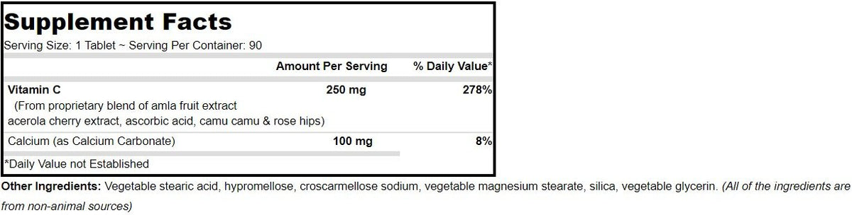 Deva Vegan Vegan Vitamin C 90 Tablet