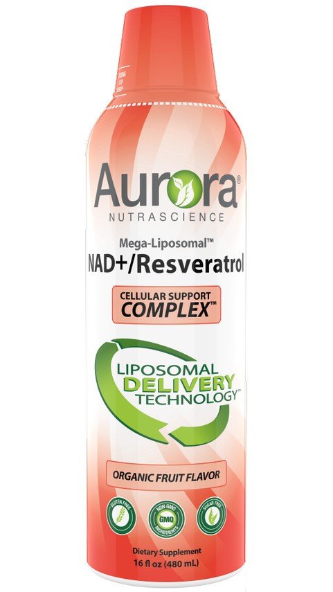 Vida Lifescience Aurora Nutrascience Mega-Liposomal NAD/Resveratrol+ 16 oz Liquid