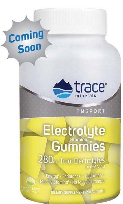 Trace Minerals Electrolyte Stamina Gummies - Lemon Lime 90 Gummy
