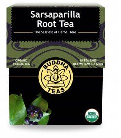 Buddha Teas Organic Sarsaparilla Tea 18 Bags Box
