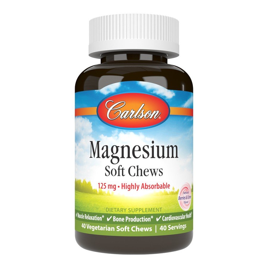 Carlson Laboratories Magnesium Soft Chews 40 Chewable