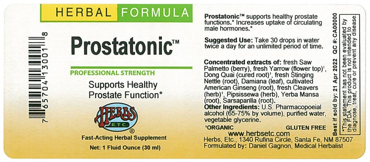 Herbs Etc Prostatonic 1 oz Liquid