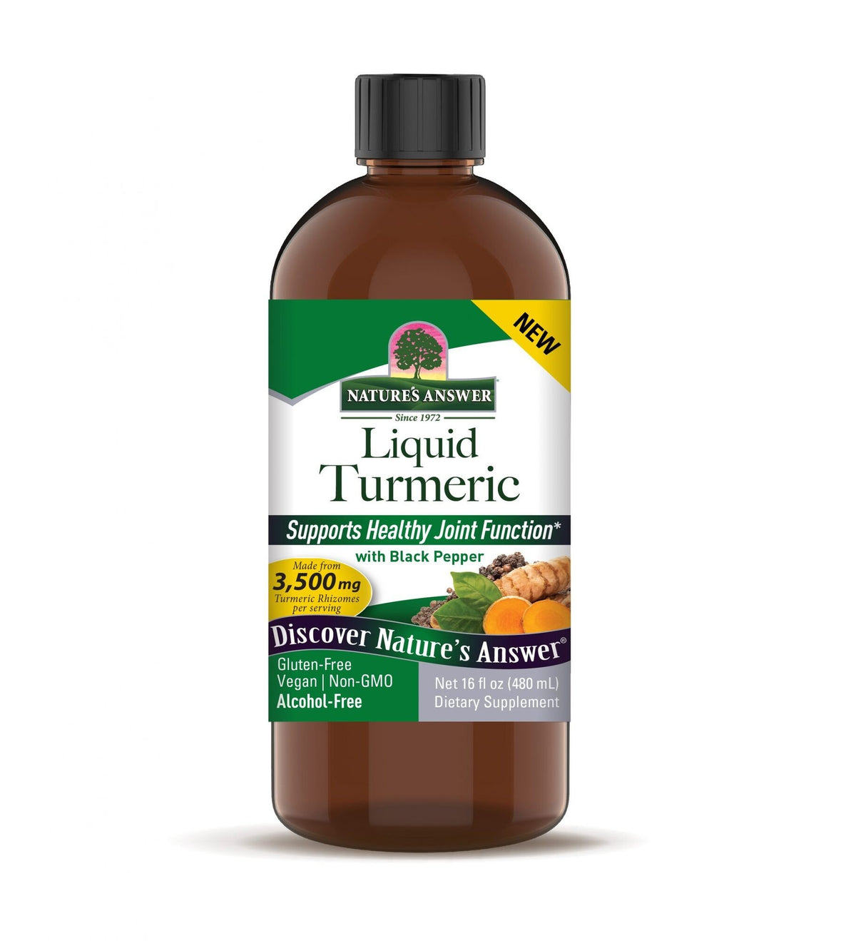 Nature's Answer Turmeric with Black Pepper 16 fl oz Liquid