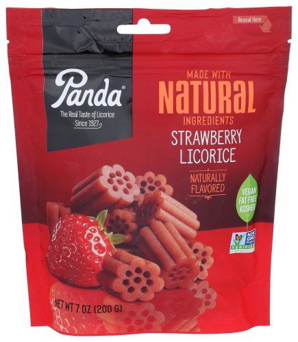 Panda Licorice Licorice Chew Strawberry 7 oz Bag