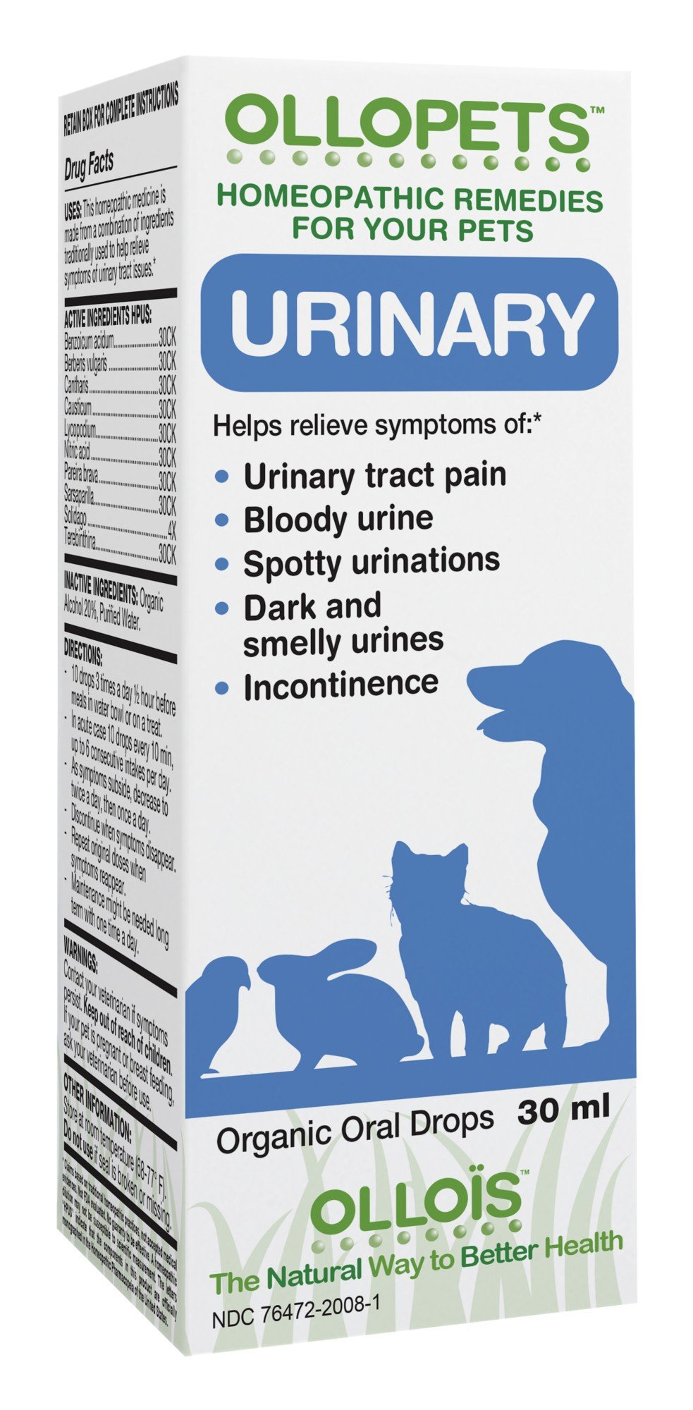 Ollois Homeopathics OLLOPETS Urinary 1 fl oz Liquid