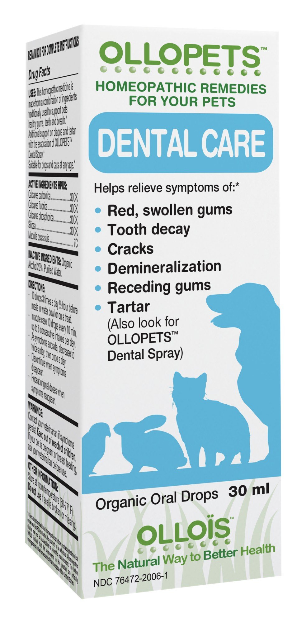 Ollois Homeopathics OLLOPETS Dental Care 1 fl oz Liquid