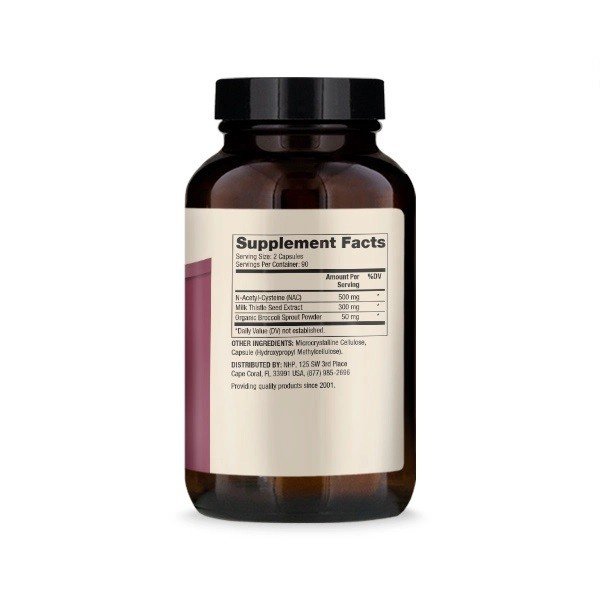 Dr. Mercola NAC with Milk Thistle 180 Capsule