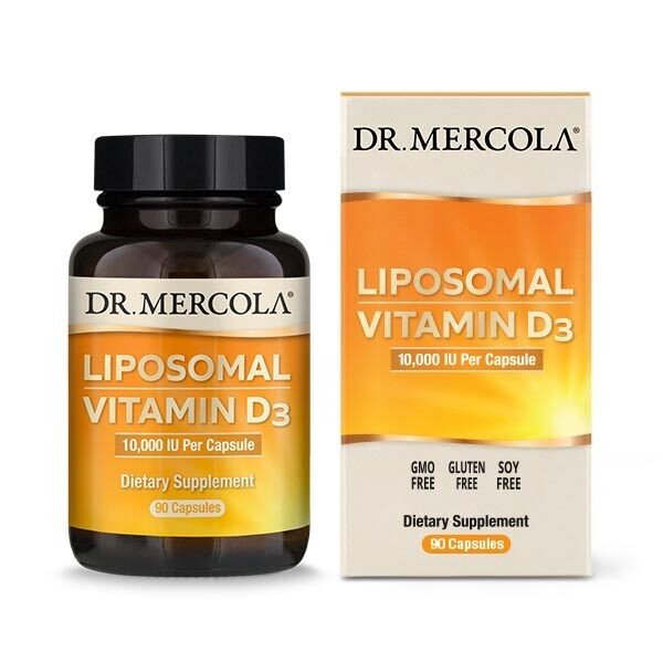 Dr. Mercola Liposomal Vitamin D3 10,000 IU 90 Capsule