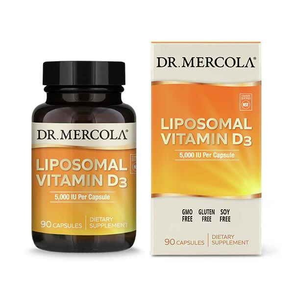 Dr. Mercola Liposomal Vitamin D3 5000 IU 90 Capsule