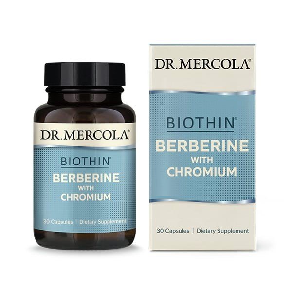 Dr. Mercola Biothin Berberine with Chromium 30 Capsule