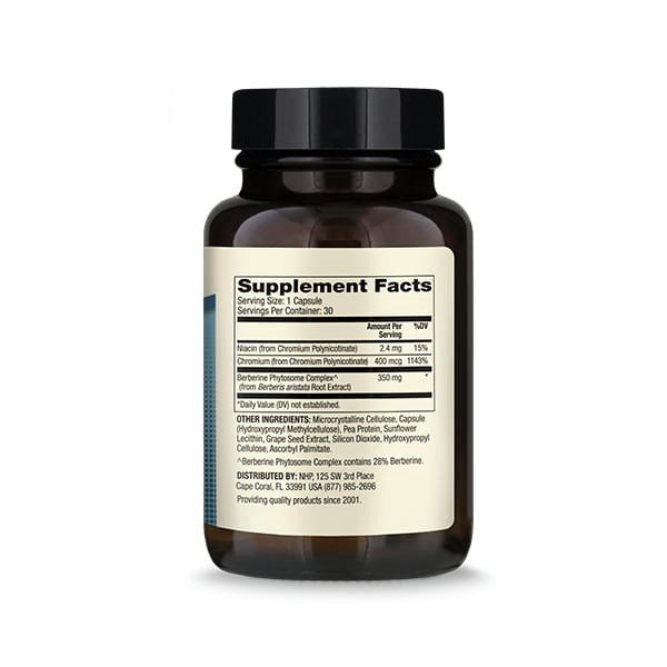 Dr. Mercola Biothin Berberine with Chromium 30 Capsule