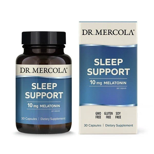 Dr. Mercola Sleep Support with Melatonin 10mg 30 Capsule