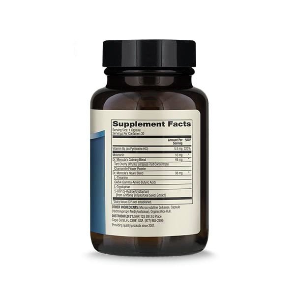 Dr. Mercola Sleep Support with Melatonin 10mg 30 Capsule