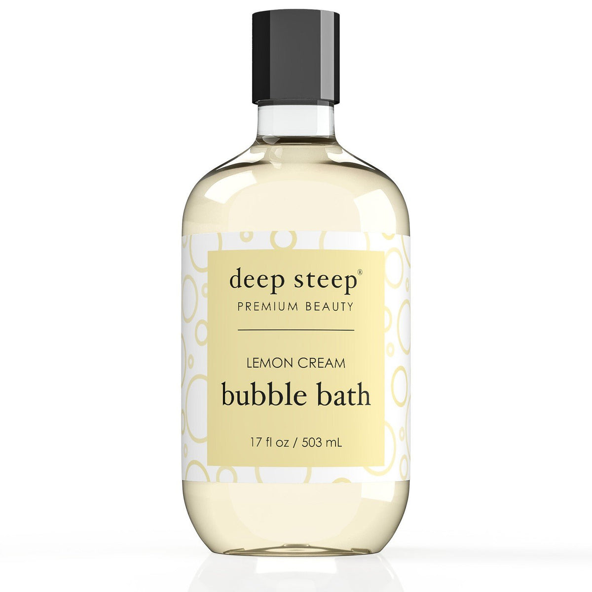Deep Steep Bubble Bath Lemon Cream 17 oz Liquid