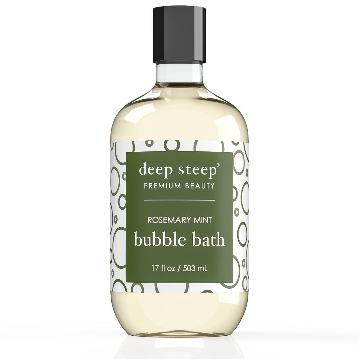 Deep Steep Bubble Bath Rosemary Mint 17 oz Liquid
