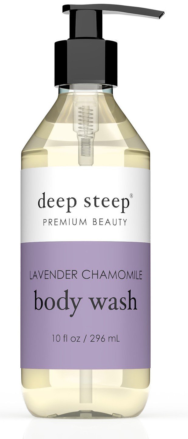 Deep Steep Body Wash Lavender Chamomile 10 oz Liquid