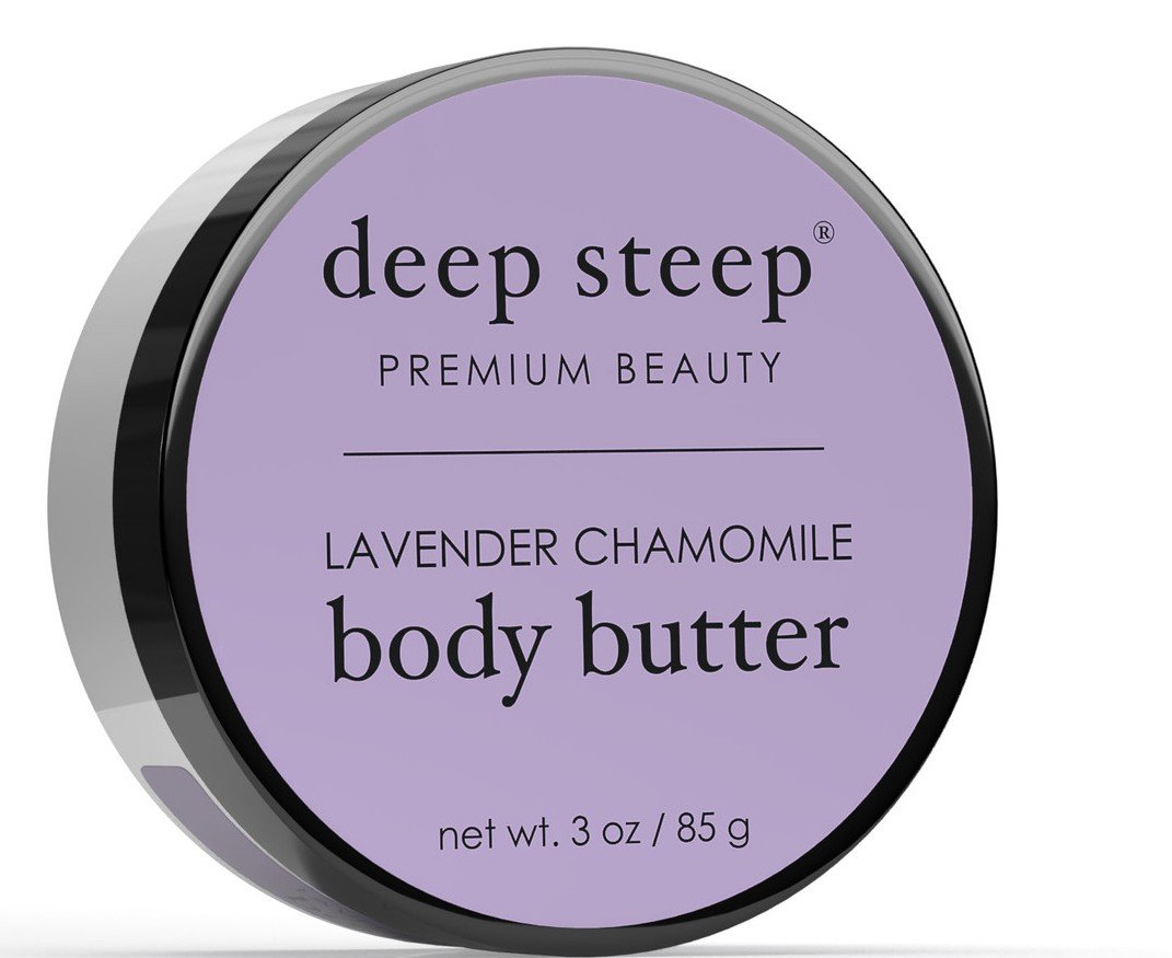 Deep Steep Body Butter Lavender Chamomile 3 oz Container