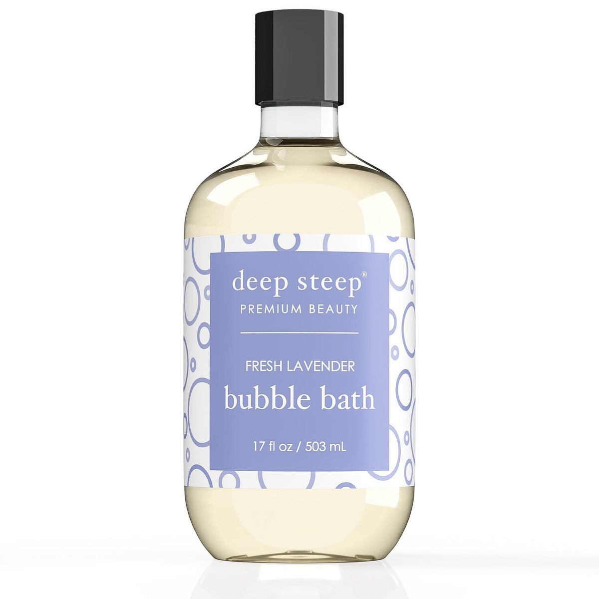 Deep Steep Bubble Bath Fresh Lavender 17 oz Liquid