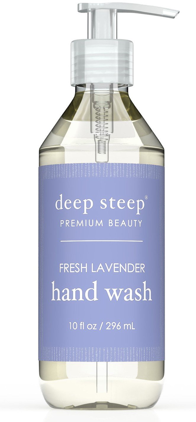 Deep Steep Hand Wash Fresh Lavender 10 oz Liquid