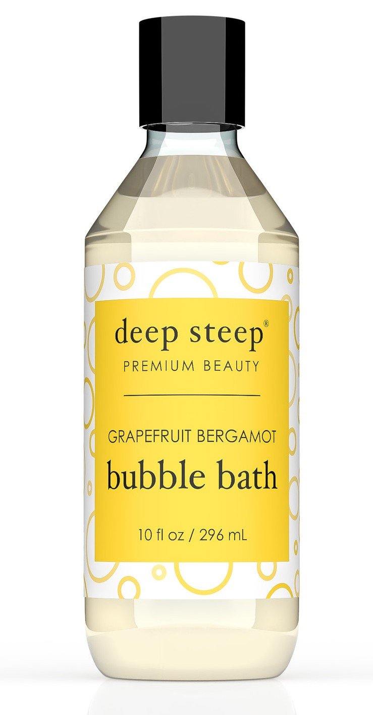 Deep Steep Bubbly Bath Grapefruit Bergamot 10 oz Liquid