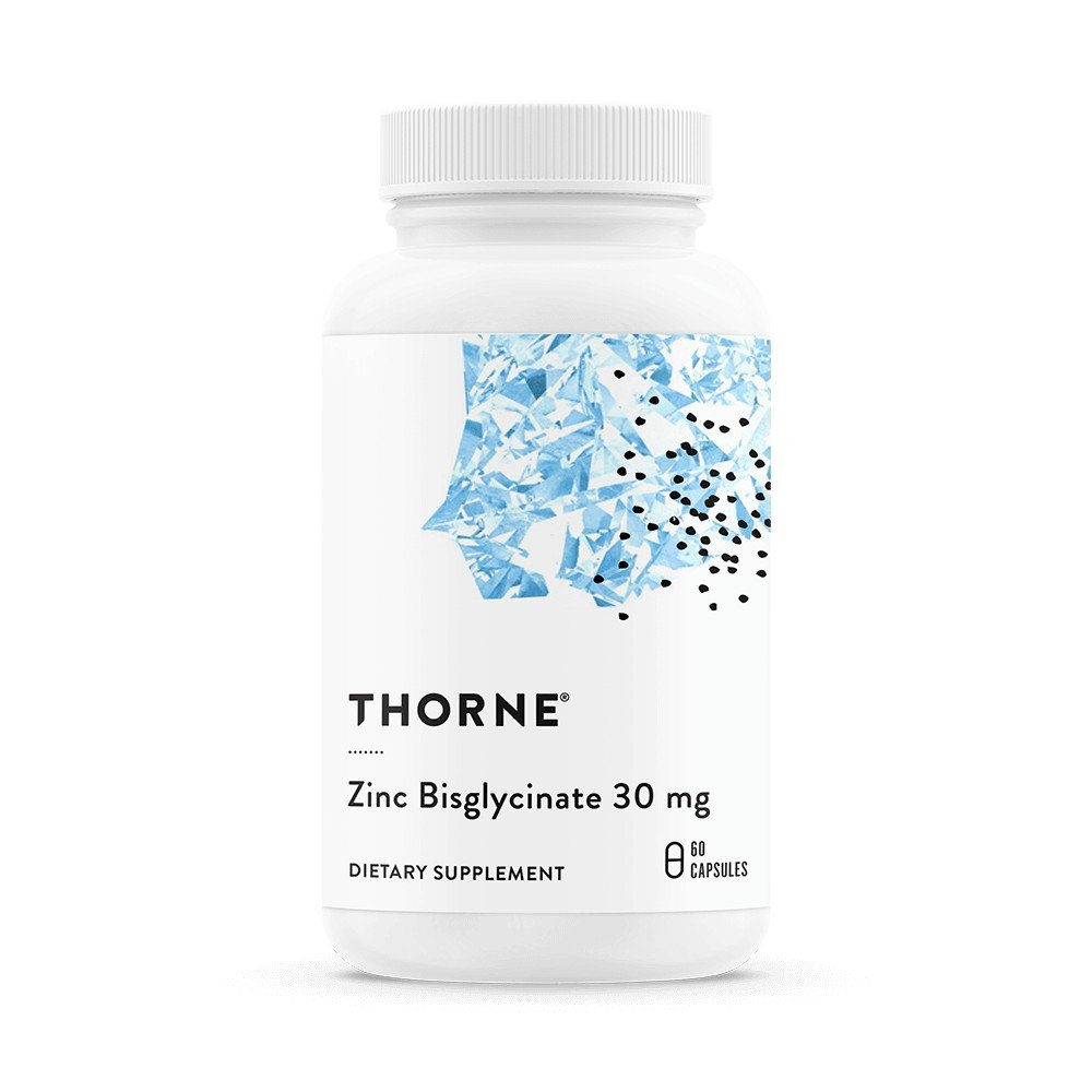 Thorne Zinc Bisglycinate 30 mg 60 Capsule