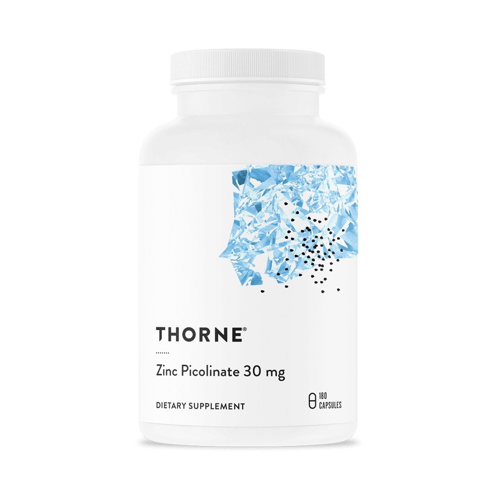 Thorne Zinc Picolinate 30 mg 60 Capsule