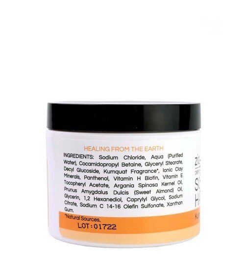 Zion Health Deep Cleansing Hair Scrub Kumquat 4 oz Container