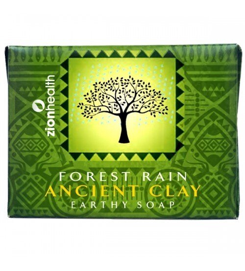 Zion Health Clay Soap Forest Rain 6 oz Bar Soap