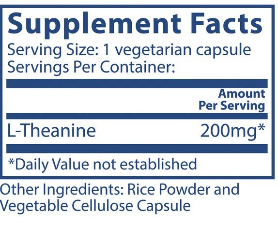 Vital Nutrients L-Theanine 30 VegCap
