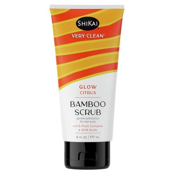 Shikai Very Clean Bamboo Scrub Glow-Citrus 6 oz Liquid