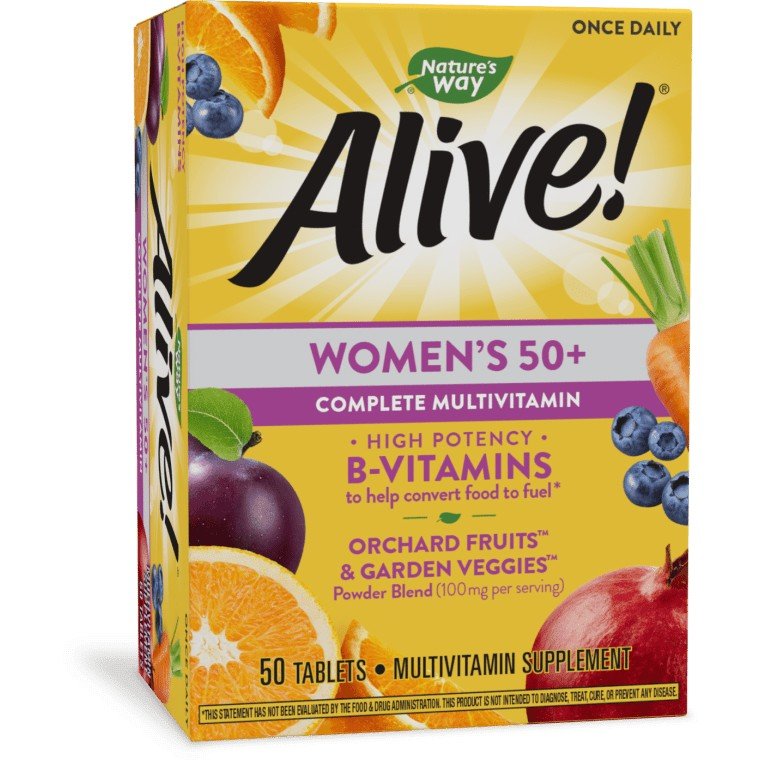 Nature&#39;s Way Alive! Womens 50+ Complete Multivitamin 50 Tablet
