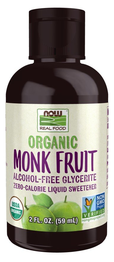 Now Foods Organic Monk Fruit Alcohol-Free Glycerite 2 fl oz Liquid