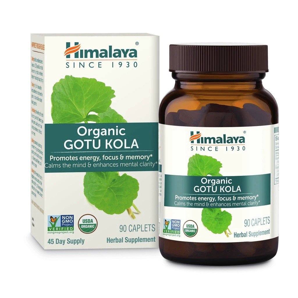 Himalaya Herbals Organic Gotu Kola 90 Caplet