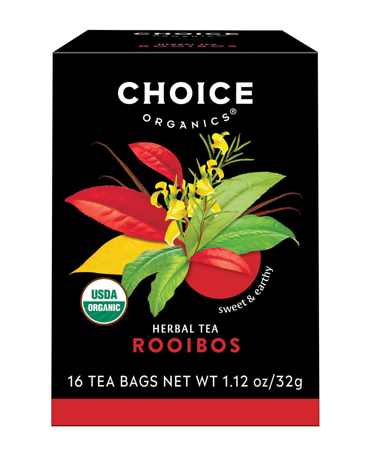 Choice Organics Organic Rooibos Tea 16 Bag