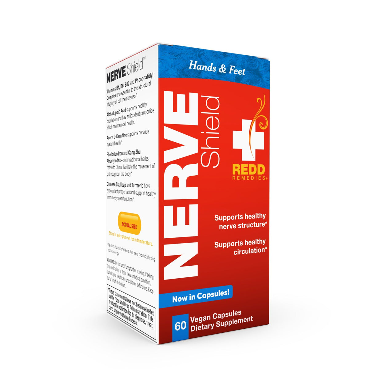 Redd Remedies Nerve Shield 60 Vegan Capsules