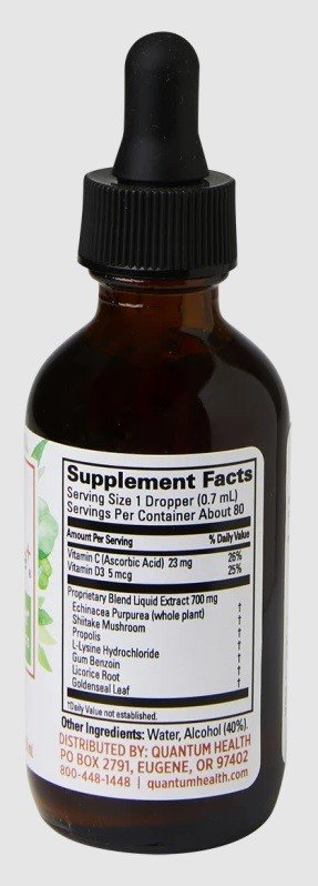 Quantum Health Super Lysine Extract 2 oz Liquid