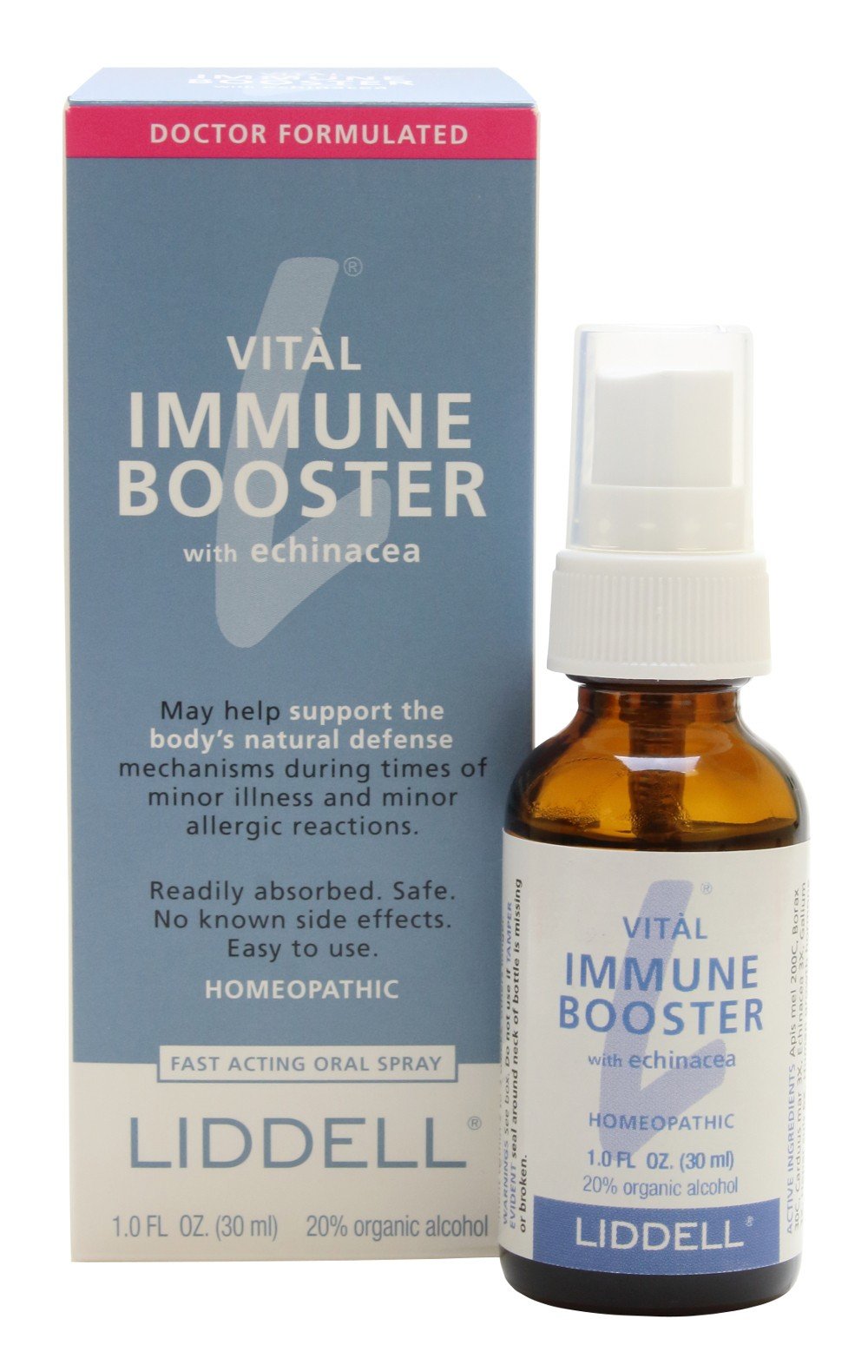 Liddell Homeopathic Vital immune Booster with Echinacea 1 oz Liquid