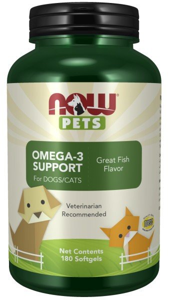 Now Foods Pet Omega-3 Support 180 Softgel